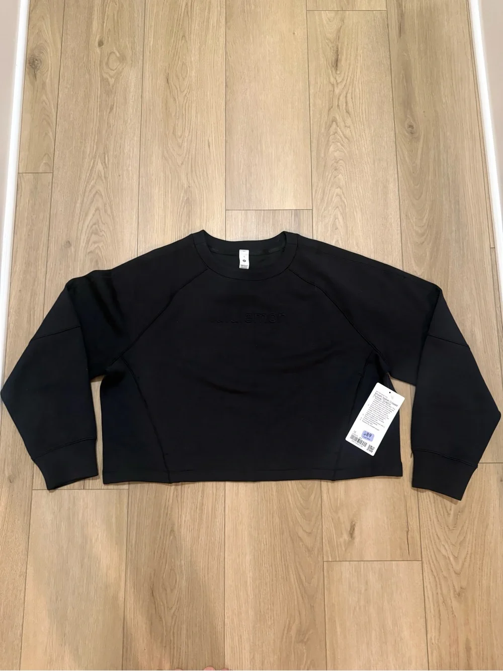 lululemon Smooth Spacer Pullover Graphic ~black~ Size 12 NWT $118 MSRP🌟